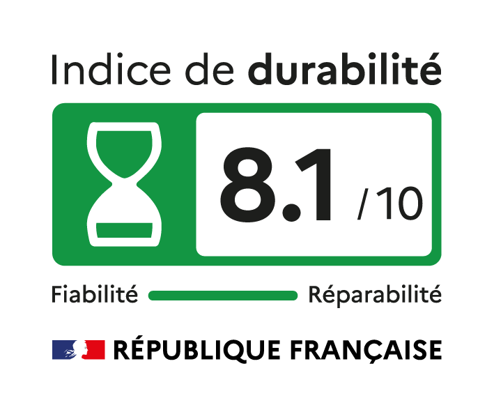 Indice de durabilité 8,1